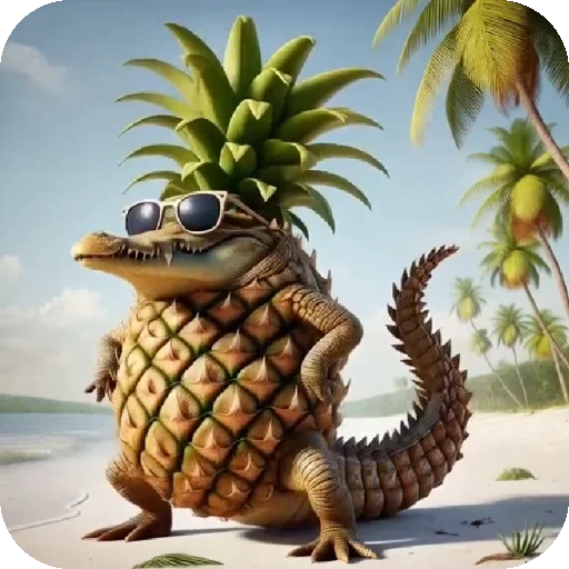 Стикер из набора Italian animals для Телеграм: Статические 🐊