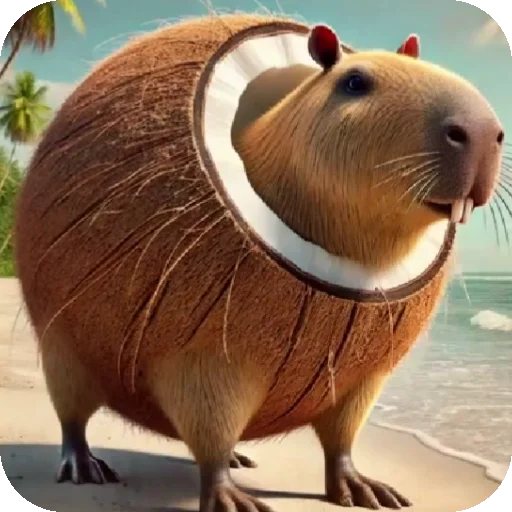 Стикер из набора Italian animals для Телеграм: Статические 🥥