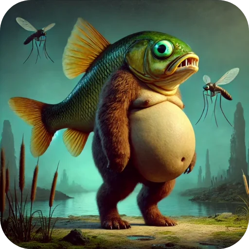 Стикер из набора Italian brainrot animals pack для Телеграм: Статические 🐡