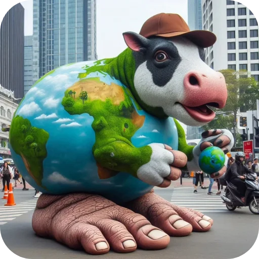 Стикер из набора Italian brainrot animals pack для Телеграм: Статические 🐄