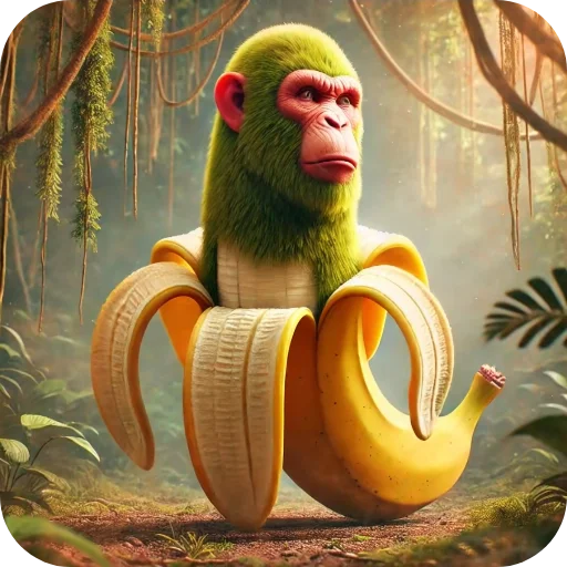 Стикер из набора Italian brainrot animals pack для Телеграм: Статические 🍌