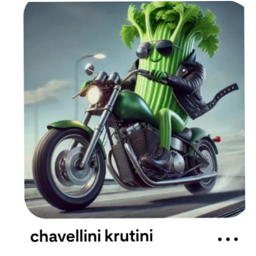 Стикер из набора Новые Итальянские мемы для Телеграм: Статические 🏍