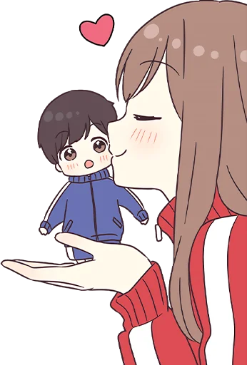 Стикер из набора Jersey Chan BIG Pt.1 @jp_stickers для Телеграм: Статические 😘