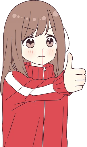 Стикер из набора Jersey Chan BIG Pt.1 @jp_stickers для Телеграм: Статические 👍