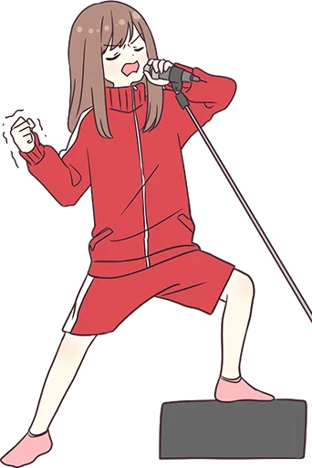 Стикер из набора Jersey Chan BIG Pt.1 @jp_stickers для Телеграм: Статические 🎤