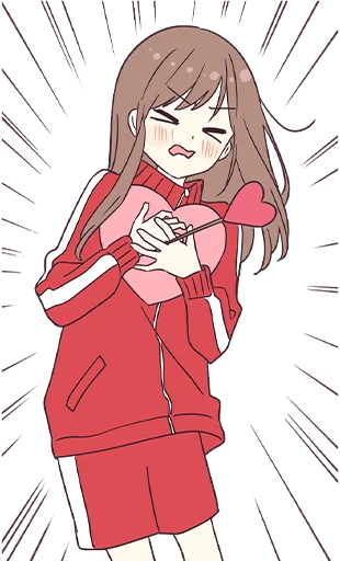 Стикер из набора Jersey Chan BIG Pt.1 @jp_stickers для Телеграм: Статические 💘