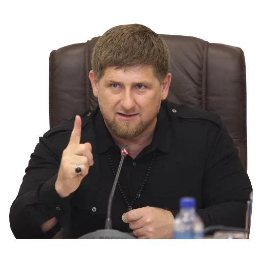 Стикер из набора Кадыров для Телеграм: Статические ⬛