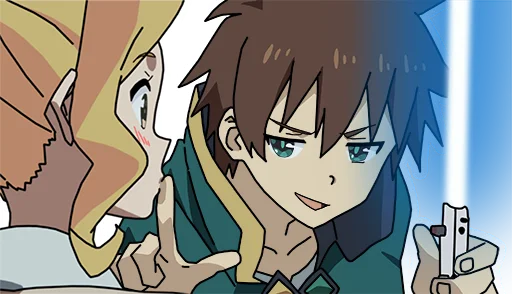 Стикер из набора KonoSuba by @mr_1wqee для Телеграм: Статические 😎