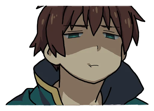 Стикер из набора KonoSuba by @mr_1wqee для Телеграм: Статические 😕