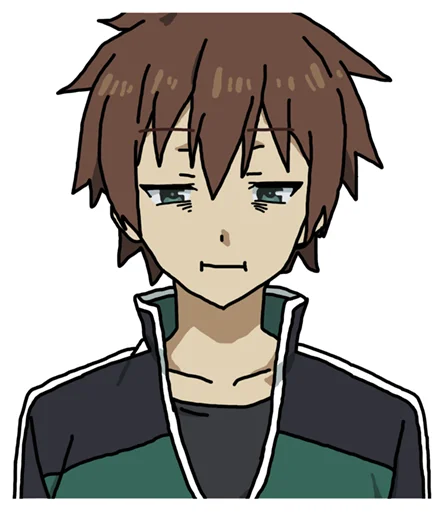 Стикер из набора KonoSuba by @mr_1wqee для Телеграм: Статические 😑