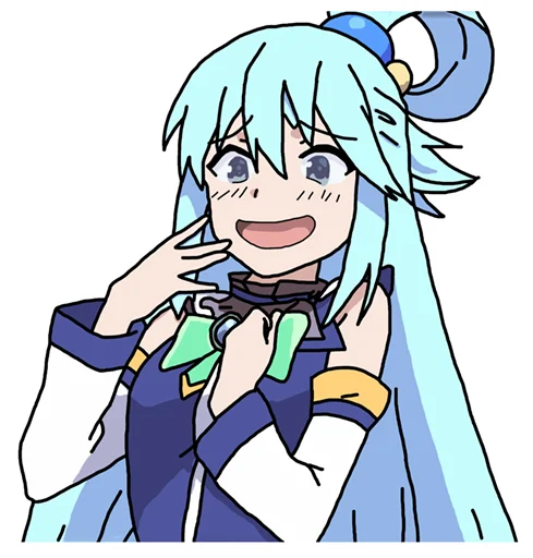Стикер из набора KonoSuba by @mr_1wqee для Телеграм: Статические 😹