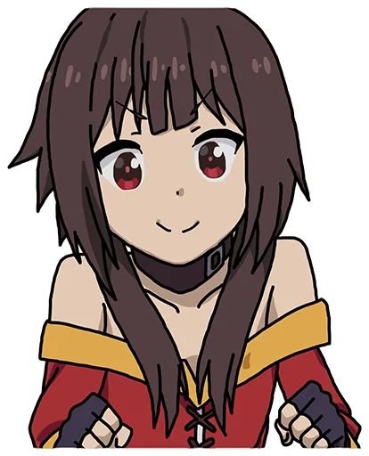 Стикер из набора KonoSuba by @mr_1wqee для Телеграм: Статические 😃