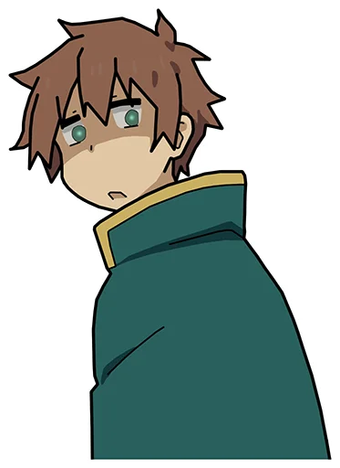 Стикер из набора KonoSuba by @mr_1wqee для Телеграм: Статические 😳
