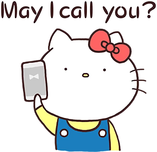 Стикер из набора Hello Kitty × Usamaru :: @line_stickers для Телеграм: Статические 📱