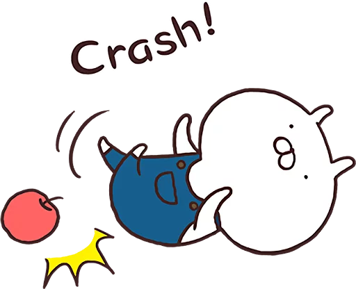 Стикер из набора Hello Kitty × Usamaru :: @line_stickers для Телеграм: Статические 😵