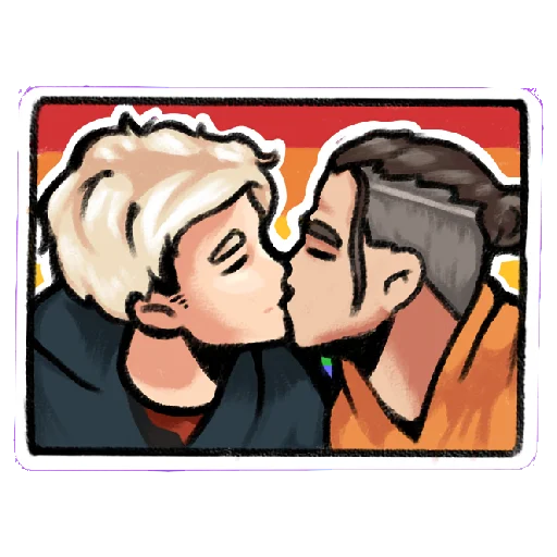 Стикер из набора Лига Кубизма (@m1lyan) для Телеграм: Статические 😍