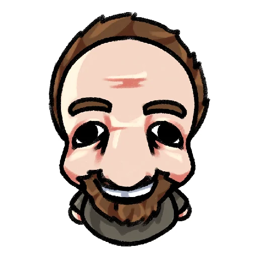 Стикер из набора Лига Кубизма (@m1lyan) для Телеграм: Статические 😁