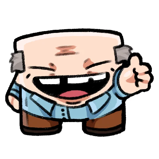 Стикер из набора Лига Кубизма (@m1lyan) для Телеграм: Статические 👍