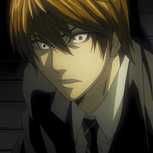 Стикер из набора Light Yagami by @mikuStcikers для Телеграм: Статические 📓
