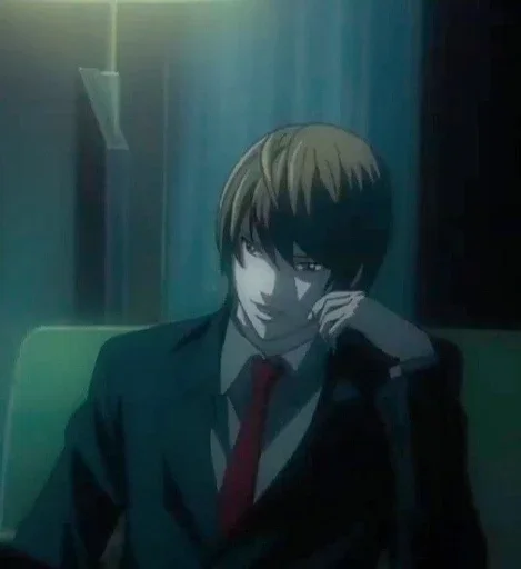 Стикер из набора Light Yagami by @mikuStcikers для Телеграм: Статические 📓