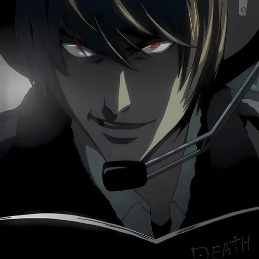 Стикер из набора Light Yagami by @mikuStcikers для Телеграм: Статические 📓