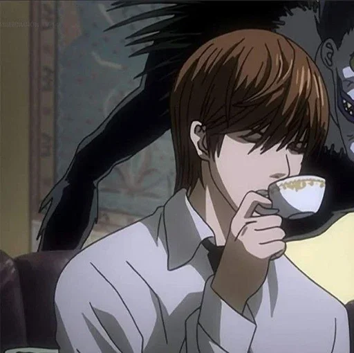 Стикер из набора Light Yagami by @mikuStcikers для Телеграм: Статические 📓