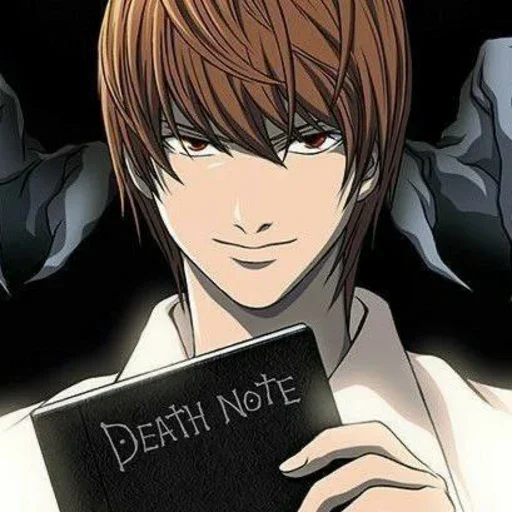 Стикер из набора Light Yagami by @mikuStcikers для Телеграм: Статические 📓