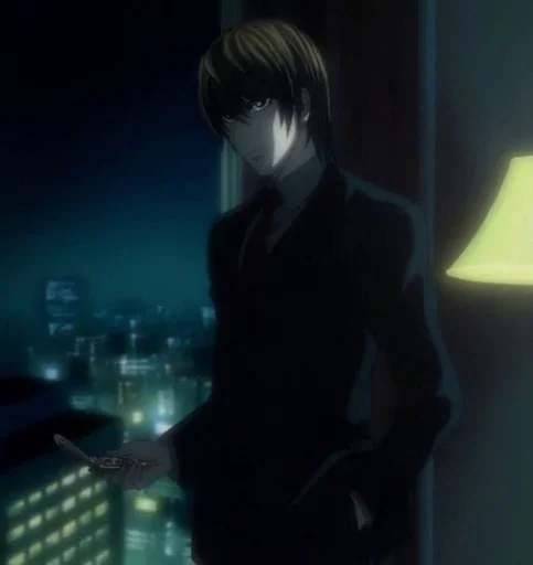 Стикер из набора Light Yagami by @mikuStcikers для Телеграм: Статические 📓