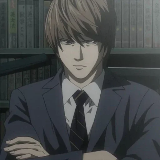Стикер из набора Light Yagami by @mikuStcikers для Телеграм: Статические 📓