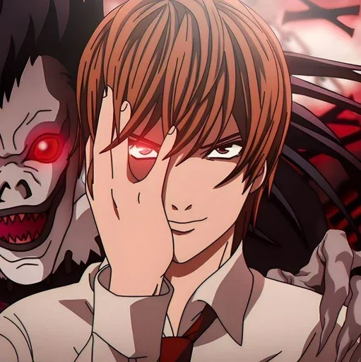 Стикер из набора Light Yagami by @mikuStcikers для Телеграм: Статические 📓