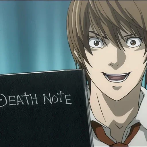 Стикер из набора Light Yagami by @mikuStcikers для Телеграм: Статические 📓