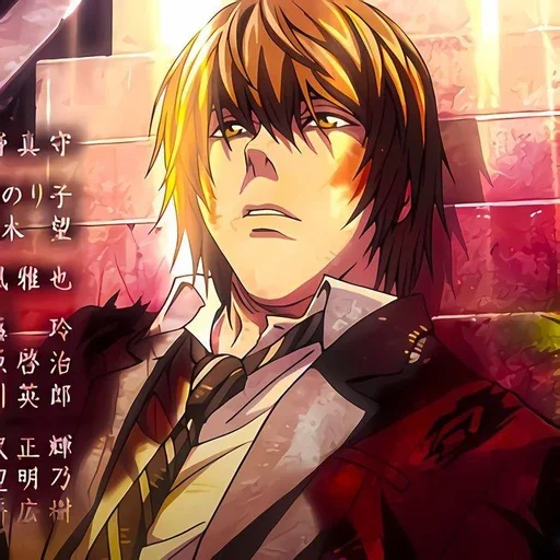 Стикер из набора Light Yagami by @mikuStcikers для Телеграм: Статические 📓