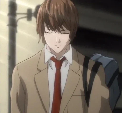 Стикер из набора Light Yagami by @mikuStcikers для Телеграм: Статические 📓
