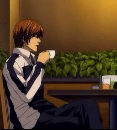 Стикер из набора Light Yagami by @mikuStcikers для Телеграм: Статические 📓