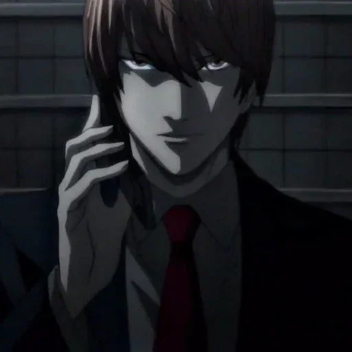 Стикер из набора Light Yagami by @mikuStcikers для Телеграм: Статические 📓