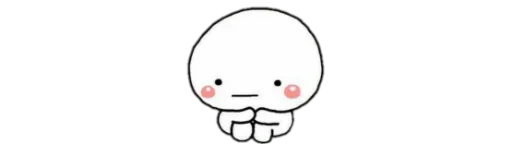 Стикер из набора Cute2☺️ @MochaStickers для Телеграм: Статические 😓