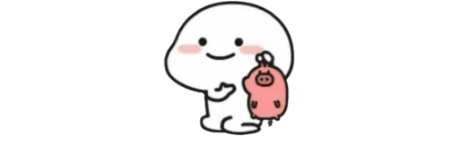 Стикер из набора Cute2☺️ @MochaStickers для Телеграм: Статические 😌