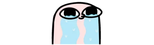 Стикер из набора Cute2☺️ @MochaStickers для Телеграм: Статические 😭
