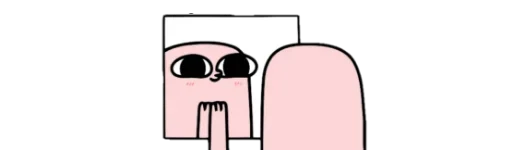 Стикер из набора Cute2☺️ @MochaStickers для Телеграм: Статические 👀