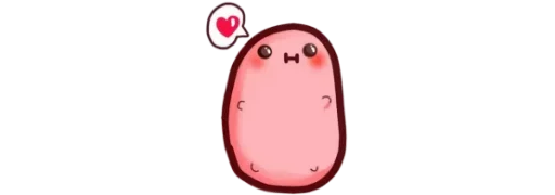 Стикер из набора Cute2☺️ @MochaStickers для Телеграм: Статические ❤️