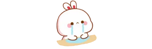 Стикер из набора Cute2☺️ @MochaStickers для Телеграм: Статические 😭