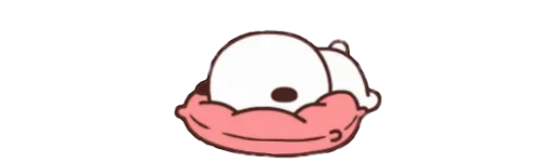 Стикер из набора Cute2☺️ @MochaStickers для Телеграм: Статические 😴