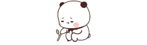 Стикер из набора Cute2☺️ @MochaStickers для Телеграм: Статические 😔