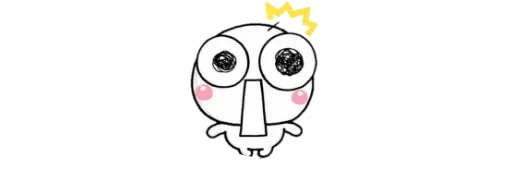 Стикер из набора Cute2☺️ @MochaStickers для Телеграм: Статические 😱
