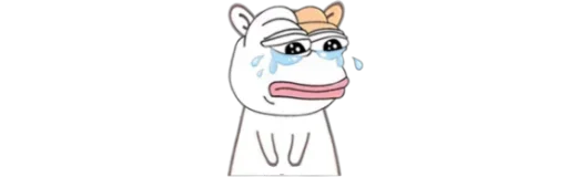 Стикер из набора Cute2☺️ @MochaStickers для Телеграм: Статические 😢
