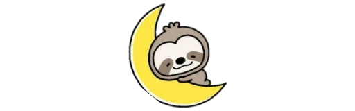 Стикер из набора Cute2☺️ @MochaStickers для Телеграм: Статические 🌜