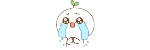Стикер из набора Cute2☺️ @MochaStickers для Телеграм: Статические 😭
