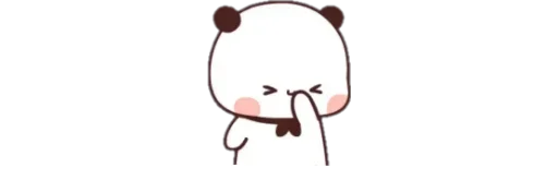 Стикер из набора Cute2☺️ @MochaStickers для Телеграм: Статические 😂