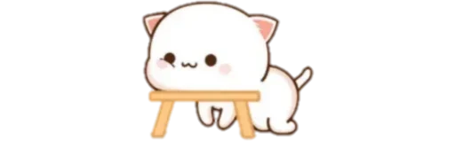 Стикер из набора Cute2☺️ @MochaStickers для Телеграм: Статические 😒