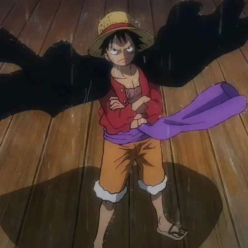Стикер из набора Monkey D. Luffy @StickersofAnime для Телеграм: Статические 😠